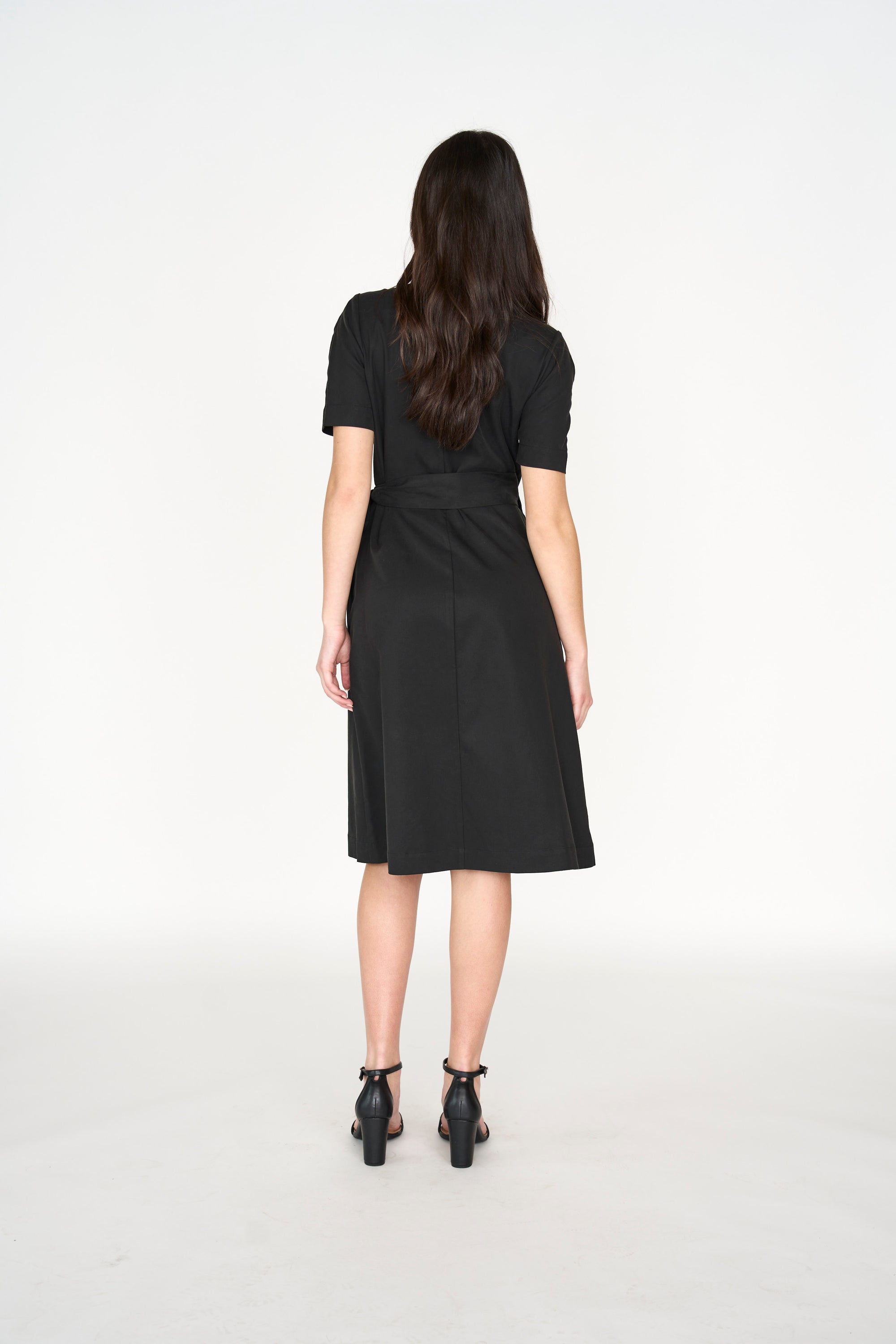 Wrap Me Up Dress - Black (XS Wrap Me Up Dress - Black (XS