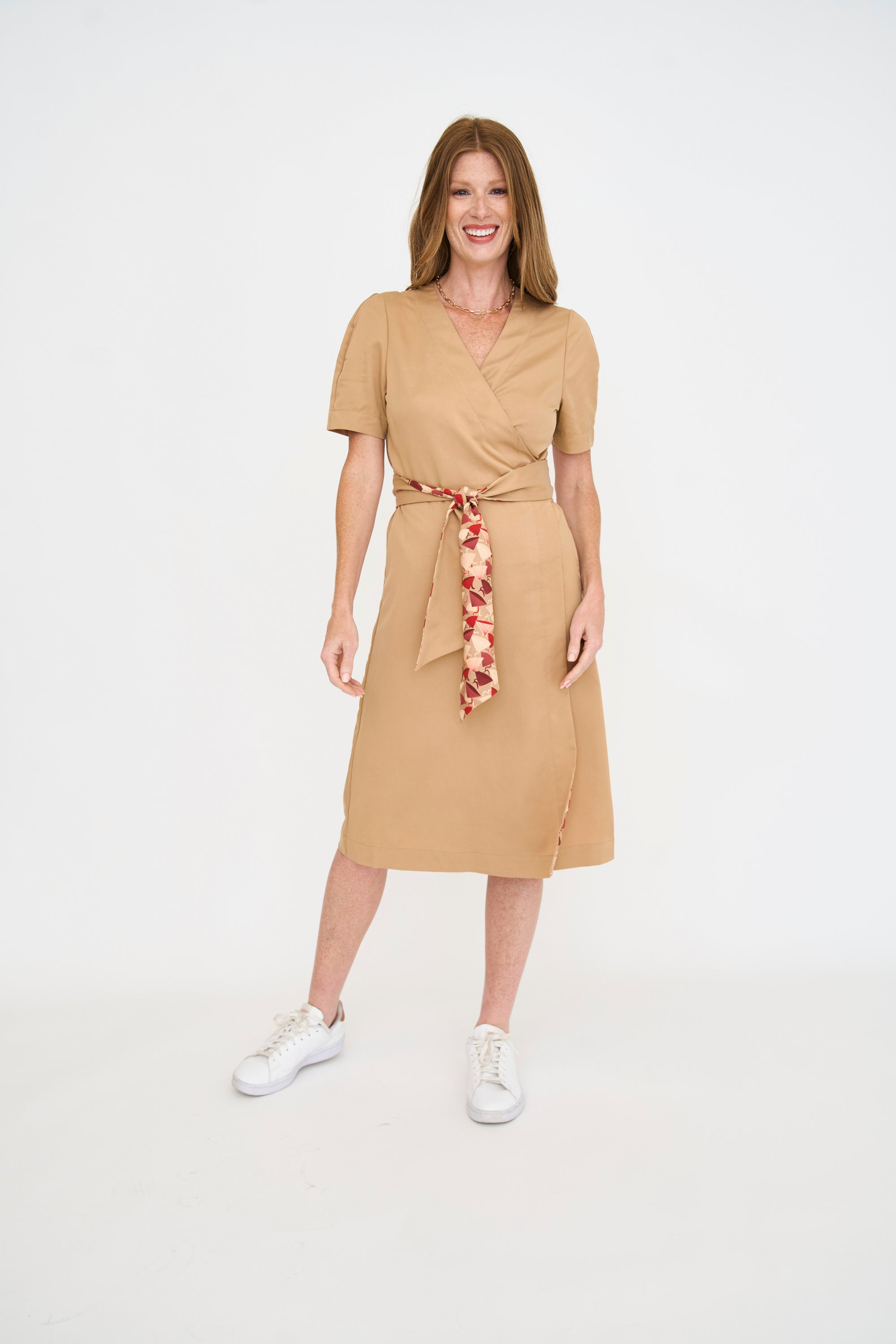 wrap dress near me Wrap Me Up Dress - Desert Tan (XS